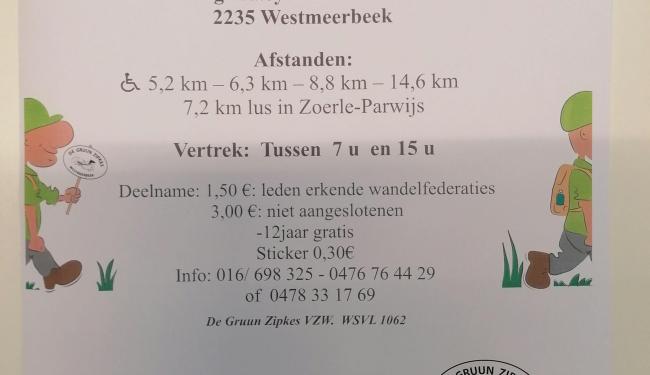 IJZERMAELTOCHT - Wandelen in en rond WESTMEERBEEK © De Gruun Zipkes