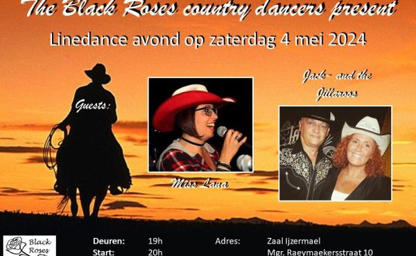 Country Line Dance Event met Miss Lana & Jack and The Jillaroos © Black roses cd